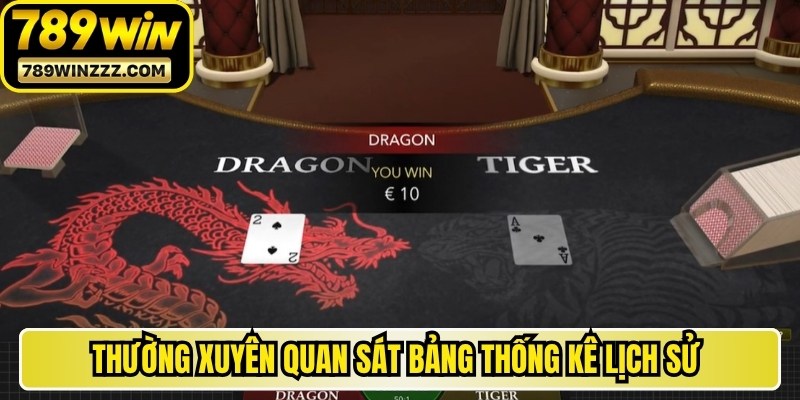 Thường xuyên quan sát bảng thống kê lịch sử để nhận diện các chu kỳ 