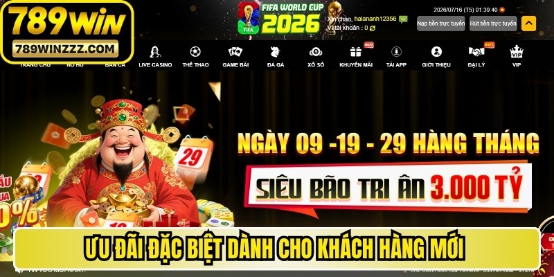 Ưu đãi đặc biệt dành cho khách hàng mới hoàn thành thủ tục tại nhà cái